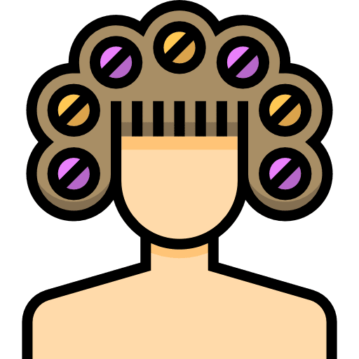 Hair cut people hair cut woman hair icon