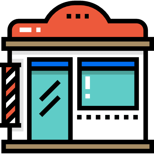 Barbershop barbershop salon hair icon