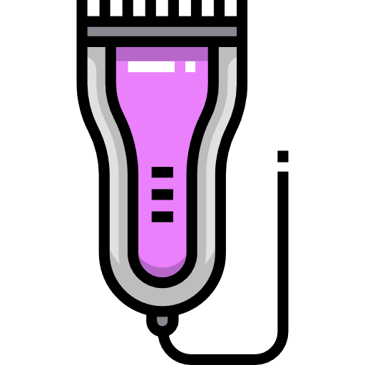 Hair clipper beauty hairdressing shaver icon