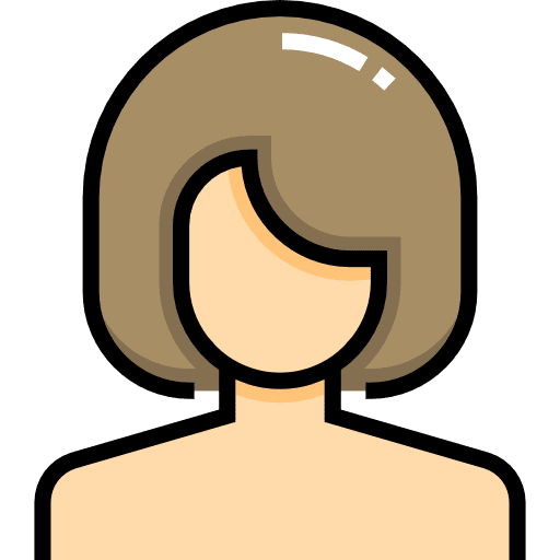 Hair cut beauty salon woman hairstyle icon