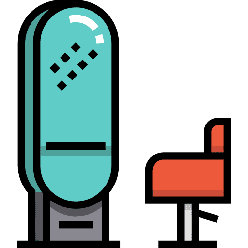 Mirror bedroom bathroom reflection icon