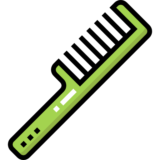 Comb beauty grooming comb icon