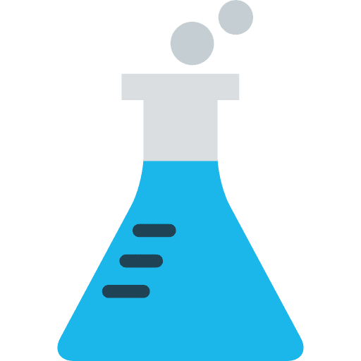 Flask science test tube chemical icon