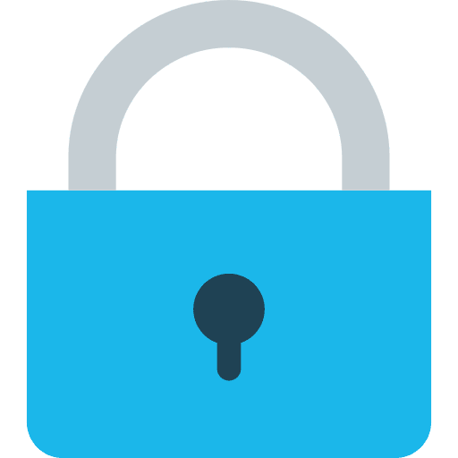 Padlock secure lock locked icon