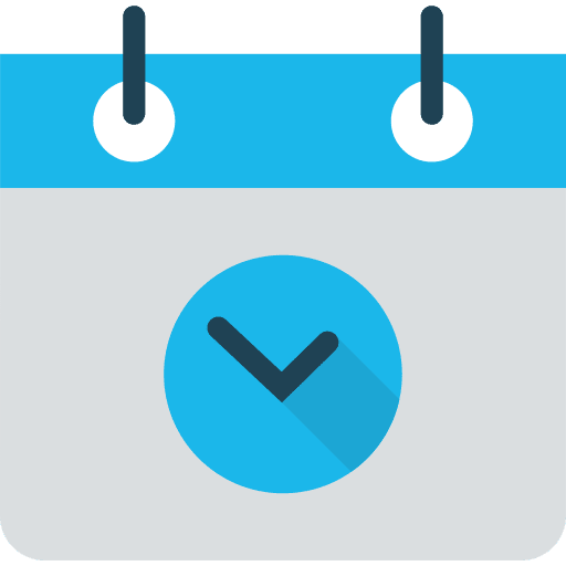 Calendar schedule time interface icon