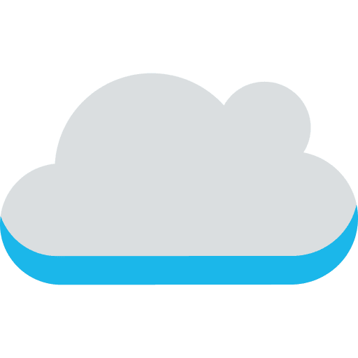 Cloud computing weather cloud sky icon