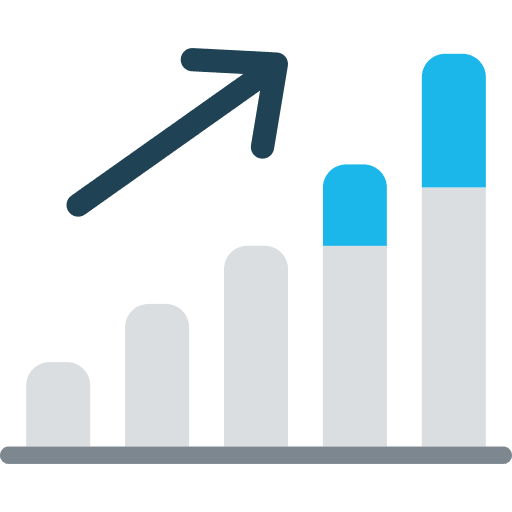 Profits profits business stats icon