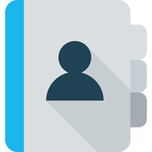 Agenda telephone phone number communications icon