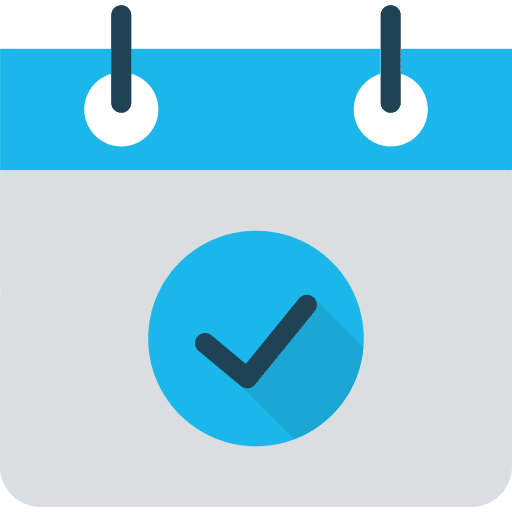 Calendar administration date interface icon