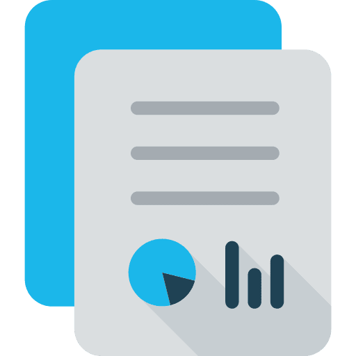 File interface document analytics icon