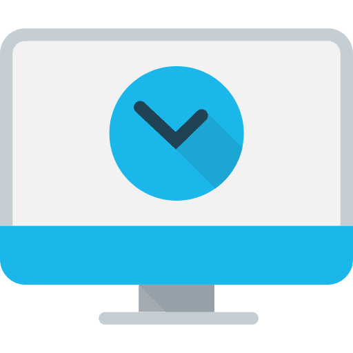 Monitor tv screen technology icon