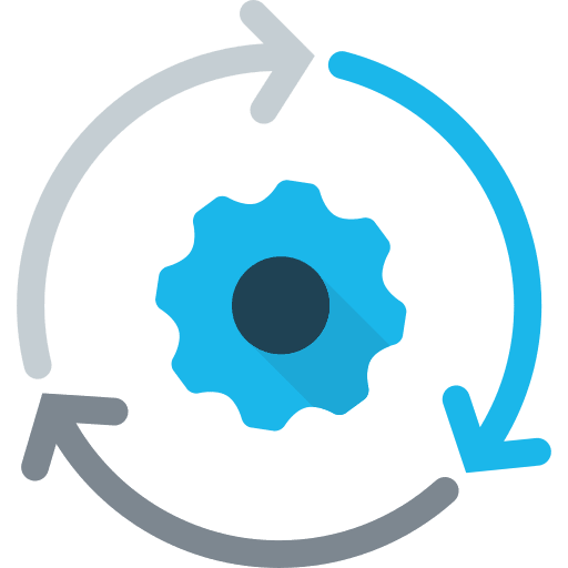 Settings cogwheel gear configuration icon