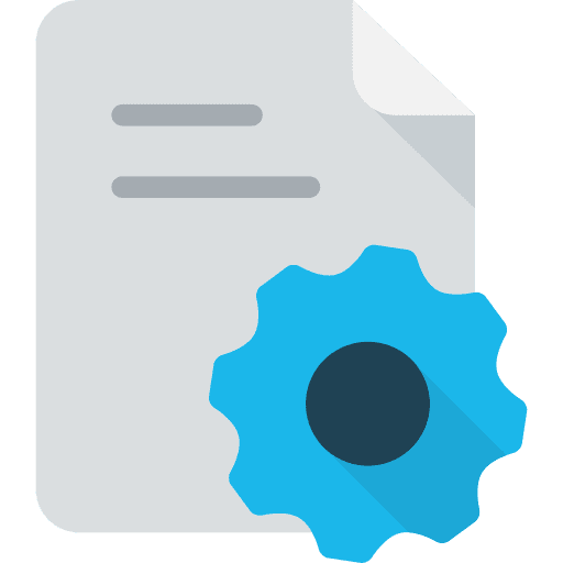 File business and finance document interface icon
