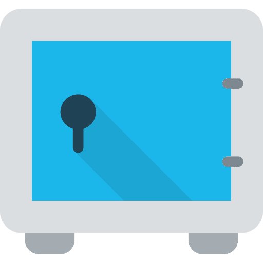 Safebox tools and utensils banking business and finance icon