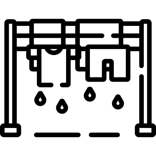 Dry t-shirts dry garden icon