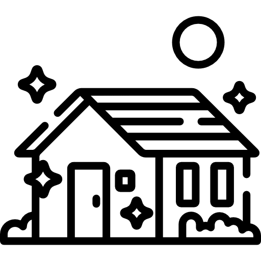 House cleaning outdoor housework icon