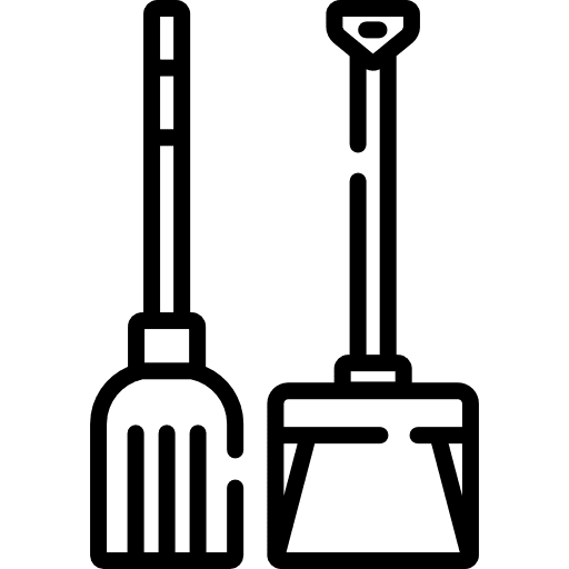 Broom sweeping sweep broom icon