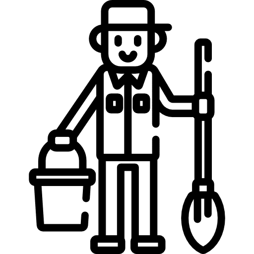 Cleaner professions and jobs cleaner cleaning service icon