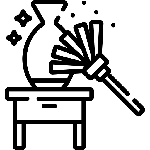 Dusting miscellaneous sweep dust icon