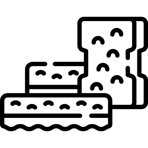 Sponges wash washing rectangle icon