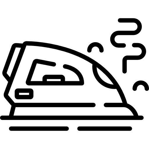 Iron furniture and household iron wiping icon