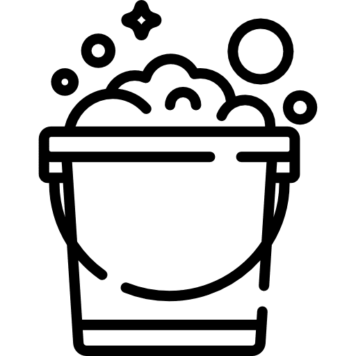 Bucket miscellaneous bubble wash icon