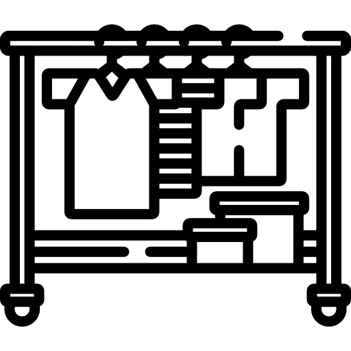 Rack rack clothing rack furniture and household icon