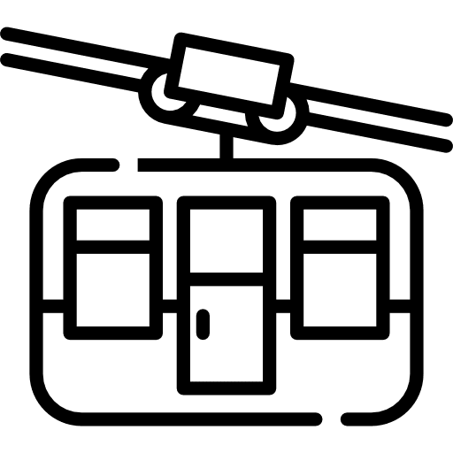 Cable car cabin cable car transportation transport icon