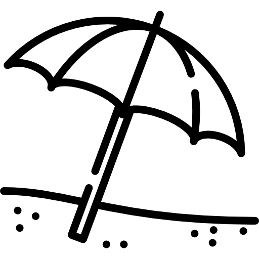 Sun umbrella vacations sun umbrella beach icon