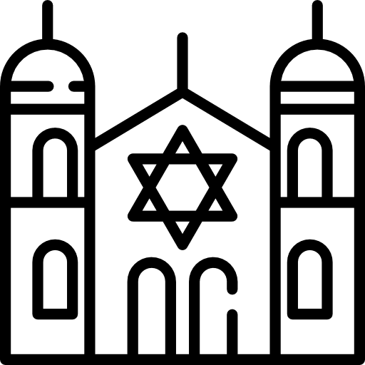 Synagogue buildings jew jewish icon