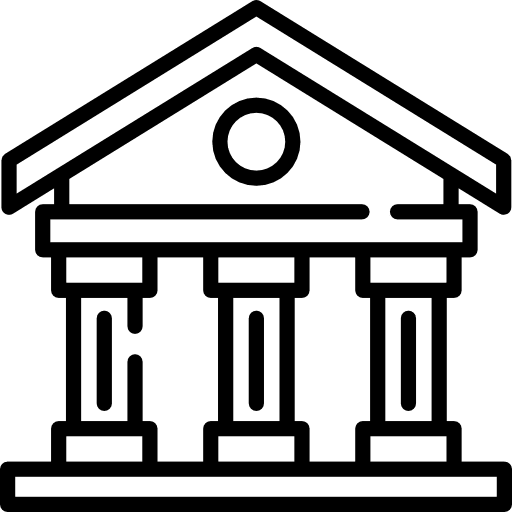 Bank banking savings bank icon