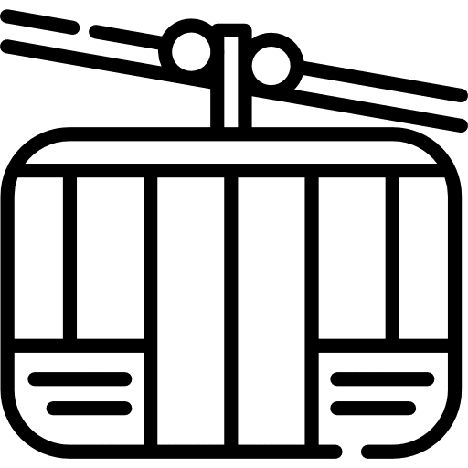 Cable car cabin cable car cabin transportation cabin icon