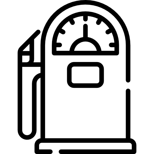 Gas station fuel gasoline petrol icon