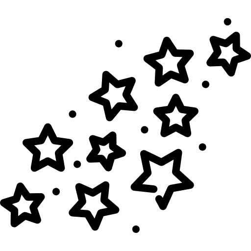 Night sparkling light miscellaneous icon