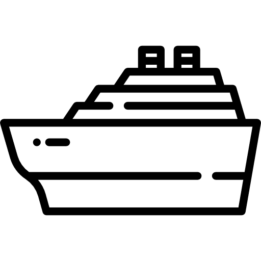 Ship boat transport ship icon