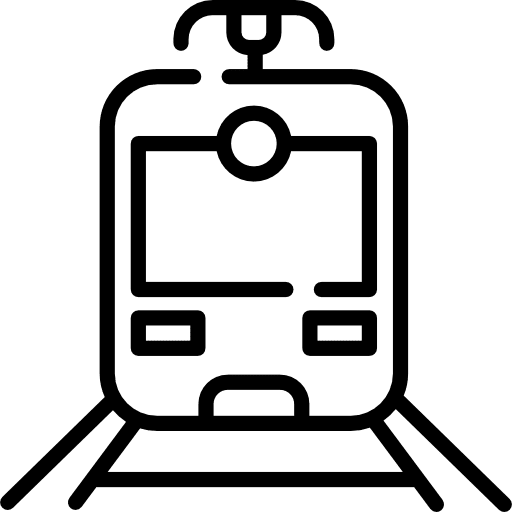 Train street mrt transportation icon