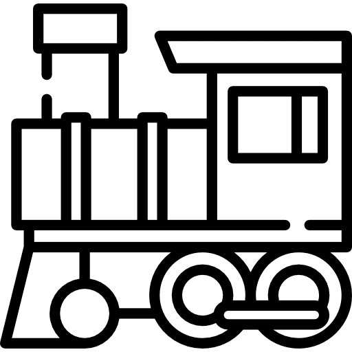 Train travelling travel transportation icon