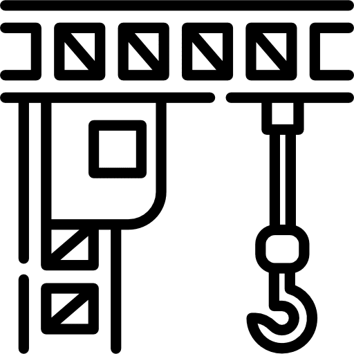 Crane hook lift crane icon