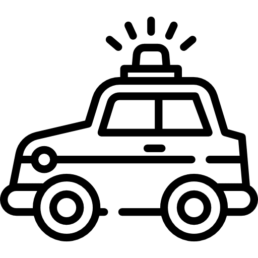 Police car security car automobile icon