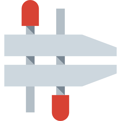 Clamp hold press tools icon