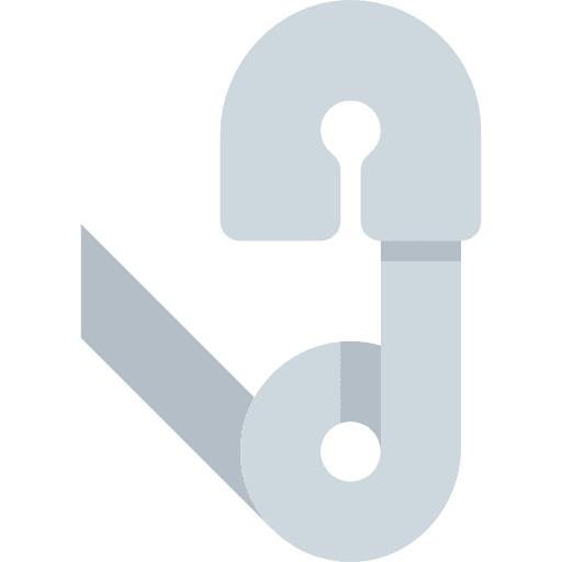 Safety pin coucou children tool icon