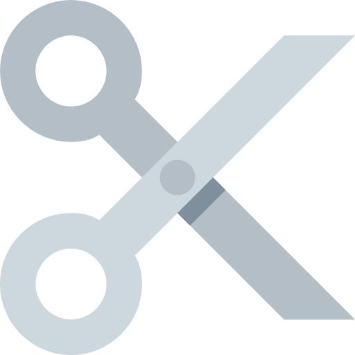 Scissors handcraft scissors tools and utensils icon