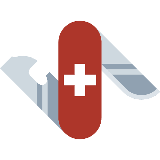 Swiss army knife blade construction and tools miscellaneous icon
