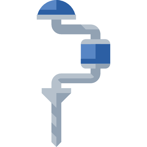 Drill construction technology drilling icon