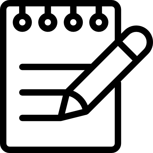 Notes miscellaneous notebook writing icon