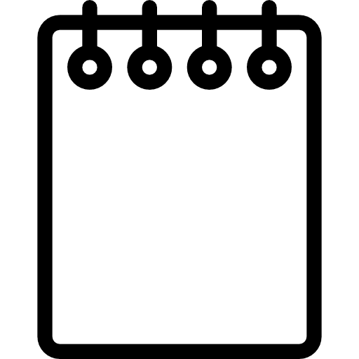 Notes writing tool notebook notes icon