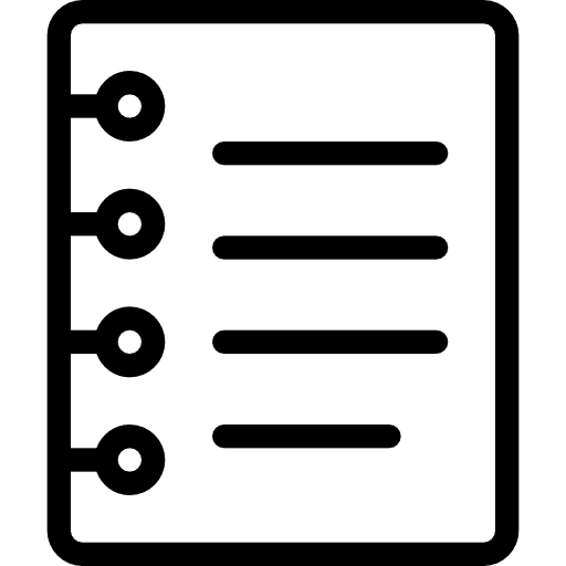 Notes notepad writing tool notebook icon