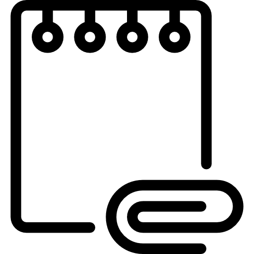 Notes tools and utensils notes notebook icon