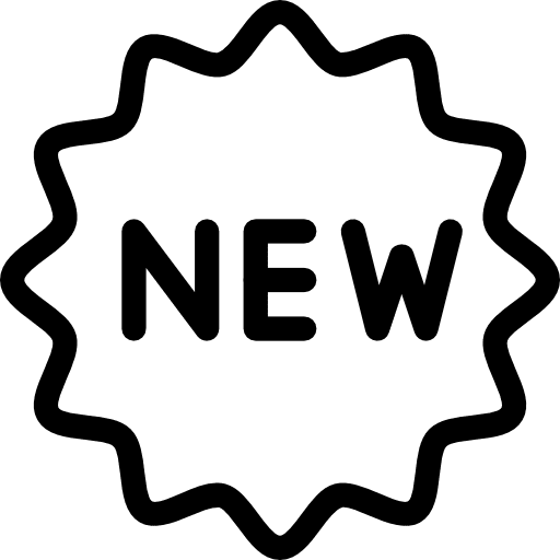 New sign new poster icon