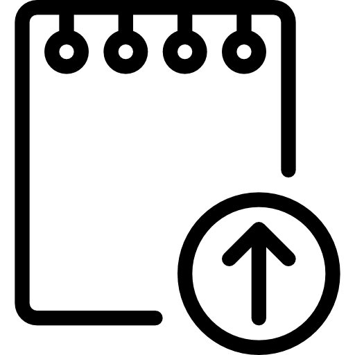 Notes interface notepad note icon